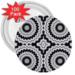 Pattern Tile Seamless Design 3  Buttons (100 pack) 