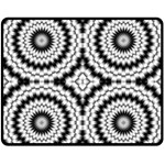 Pattern Tile Seamless Design Double Sided Fleece Blanket (Medium) 