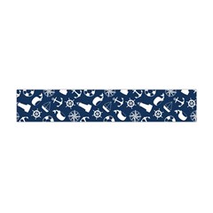 Nautical Navy Flano Scarf (mini) by electrogiraffe