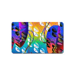 Abstract Mask Artwork Digital Art Magnet (name Card)