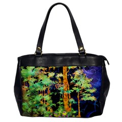 Abstract Trees Flowers Landscape Office Handbags by Nexatart