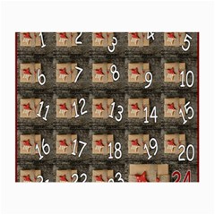 Advent Calendar Door Advent Pay Small Glasses Cloth (2-side) by Nexatart