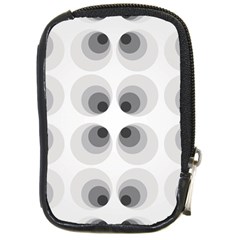 Hole Black Eye Grey Circle Compact Camera Cases by Alisyart