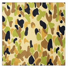 Army Camouflage Pattern Large Satin Scarf (square)