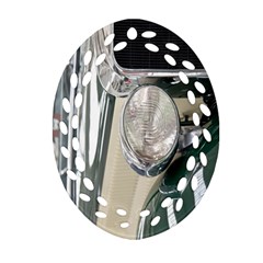 Auto Automotive Classic Spotlight Oval Filigree Ornament (two Sides) by Nexatart