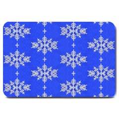 Background For Scrapbooking Or Other Snowflakes Patterns Large Doormat 