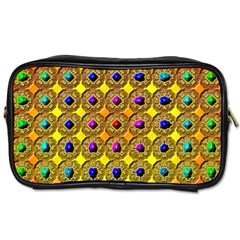 Background Tile Kaleidoscope Toiletries Bags 2-side