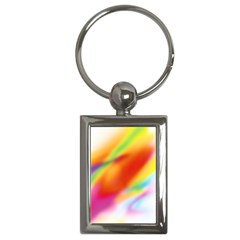 Blur Color Colorful Background Key Chains (rectangle)  by Nexatart