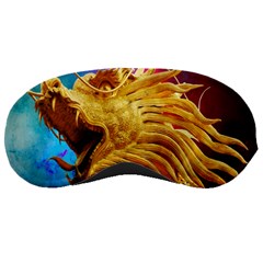 Broncefigur Golden Dragon Sleeping Masks by Nexatart