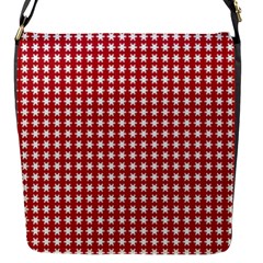 Christmas Paper Wrapping Paper Flap Messenger Bag (s) by Nexatart