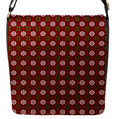 Christmas Paper Wrapping Pattern Flap Messenger Bag (s) by Nexatart