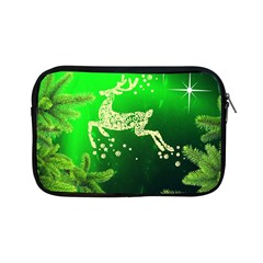 Christmas Reindeer Happy Decoration Apple Ipad Mini Zipper Cases by Nexatart