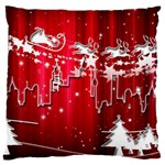 City Nicholas Reindeer View Large Cushion Case (One Side)