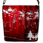 City Nicholas Reindeer View Flap Messenger Bag (S)