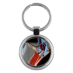 Classic Car Design Vintage Restored Key Chains (round) 