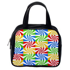 Colorful Abstract Creative Classic Handbags (one Side)