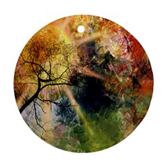 Decoration Decorative Art Artwork Round Ornament (two Sides) by Nexatart