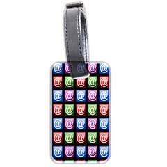 Email At Internet Computer Web Luggage Tags (two Sides) by Nexatart