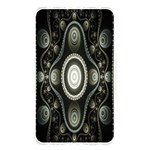 Fractal Beige Blue Abstract Memory Card Reader Front