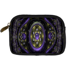 Fractal Sparkling Purple Abstract Digital Camera Cases