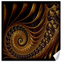 Fractal Spiral Endless Mathematics Canvas 12  X 12  