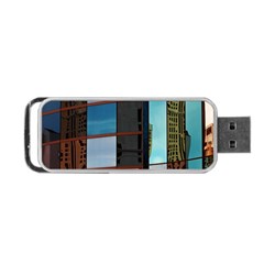 Glass Facade Colorful Architecture Portable Usb Flash (one Side) by Nexatart
