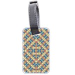 Modern Geometric Intricate Pattern Luggage Tags (Two Sides) Front