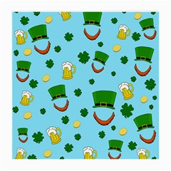 St  Patrick s Day Pattern Medium Glasses Cloth by Valentinaart