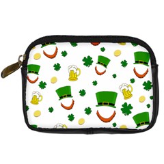 St  Patrick s Day Pattern Digital Camera Cases by Valentinaart