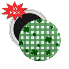 Clover Pattern 2 25  Magnets (10 Pack) 