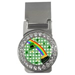 St. Patrick s day rainbow Money Clips (CZ) 