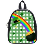 St. Patrick s day rainbow School Bags (Small) 