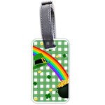 St. Patrick s day rainbow Luggage Tags (One Side) 