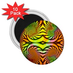 Fractals Ball About Abstract 2 25  Magnets (10 Pack) 