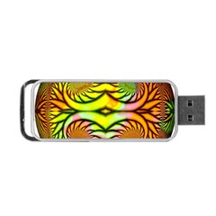 Fractals Ball About Abstract Portable Usb Flash (one Side)