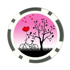 Love Sunrise Poker Chip Card Guard (10 Pack) by Valentinaart