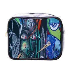 Graffiti Art Urban Design Paint Mini Toiletries Bags