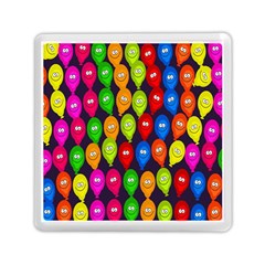 Happy Balloons Memory Card Reader (square)  by Nexatart