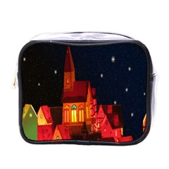 Market Christmas Light Mini Toiletries Bags