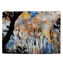 Landscape Sunset Sky Summer Cosmetic Bag (xxl)  by Nexatart