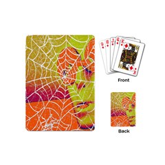 Orange Guy Spider Web Playing Cards (mini) 