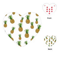 Pineapples Pattern Playing Cards (heart) 