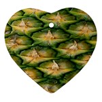 Pineapple Pattern Ornament (Heart)