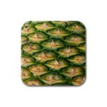 Pineapple Pattern Rubber Square Coaster (4 pack) 