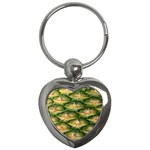 Pineapple Pattern Key Chains (Heart) 