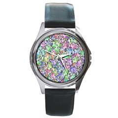 Presents Gifts Christmas Box Round Metal Watch