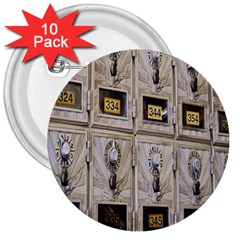 Post Office Old Vintage Building 3  Buttons (10 Pack) 