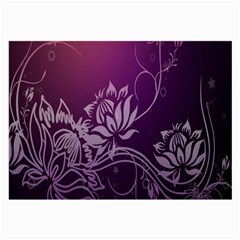 Purple Lotus Large Glasses Cloth