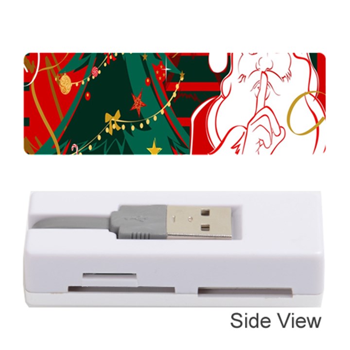 Santa Clause Xmas Memory Card Reader (Stick) 
