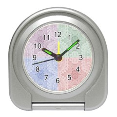 Seamless Kaleidoscope Patterns In Different Colors Based On Real Knitting Pattern Travel Alarm Clocks